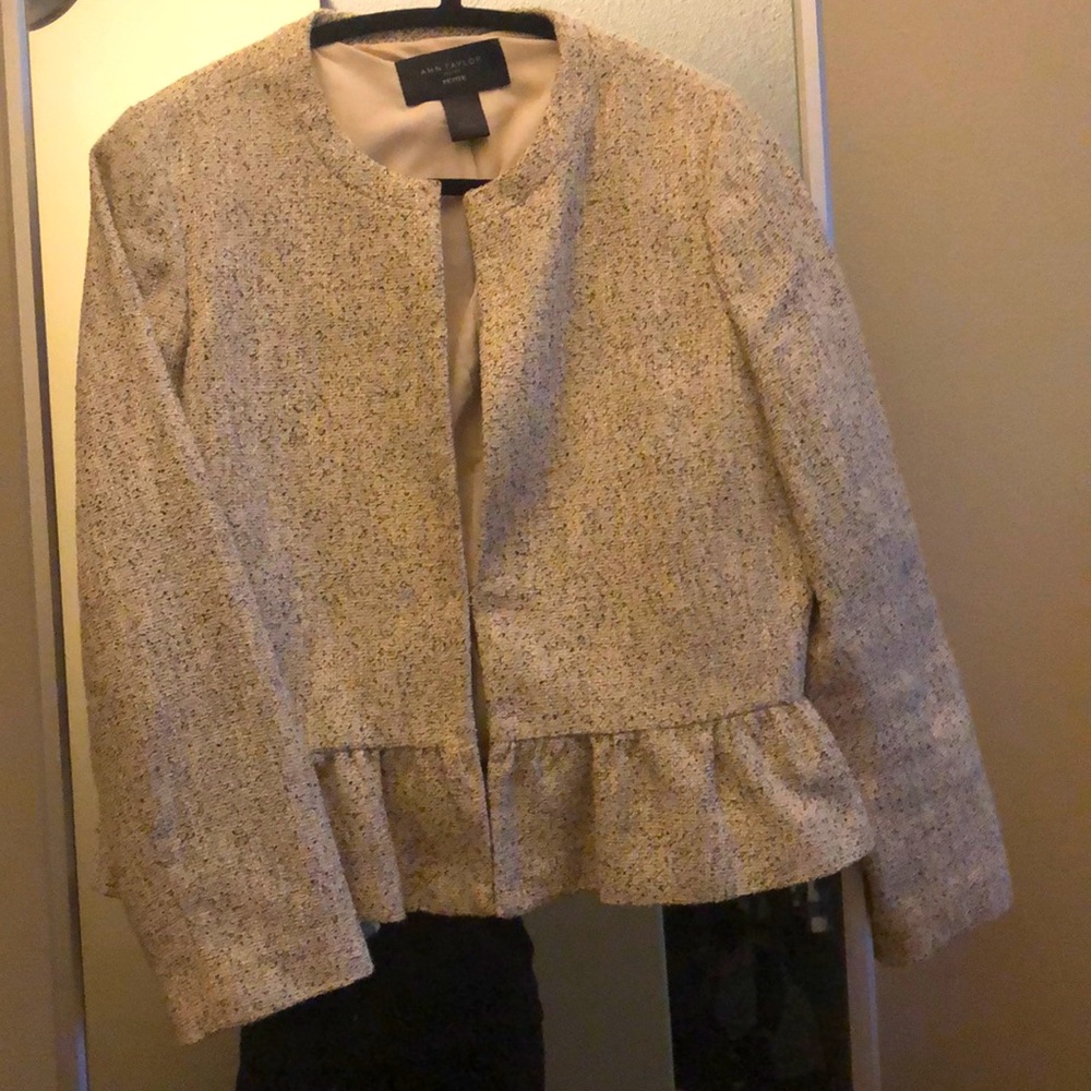 Ann Taylor tweed blazer/jacket